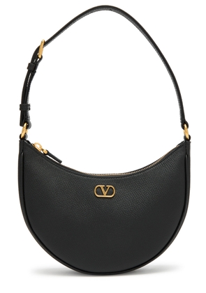 Valentino Garavani Hobo Mini Leather Shoulder bag - Black - One Size