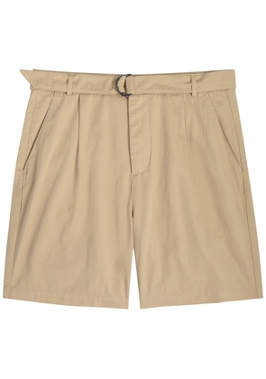 Oliver Spencer Belted Cotton Shorts - Beige - 30 (W30 / S)