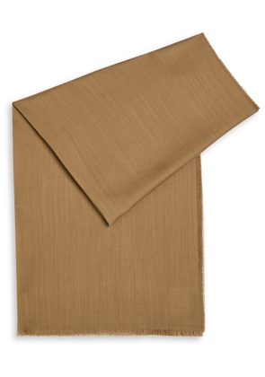 Toteme Wool Scarf - Taupe - One Size