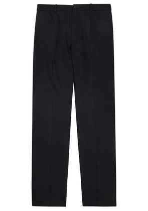 Moncler Cotton-blend Trousers - Navy - 54 (W38 / Xxl)