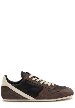 Rick Owens Panelled Suede and Leather Sneakers - Black - 40 (IT40 / UK6)