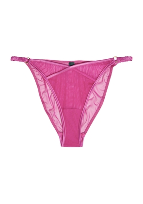 Fleur OF England Lola Mesh Brief - Pink - L (UK14 / L)