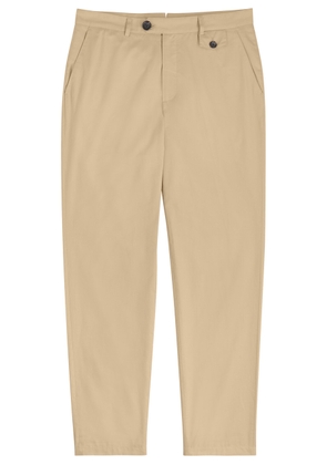 Oliver Spencer Fishtail Cotton Tapered-leg Trousers - Beige - 38 (W38 / Xxl)