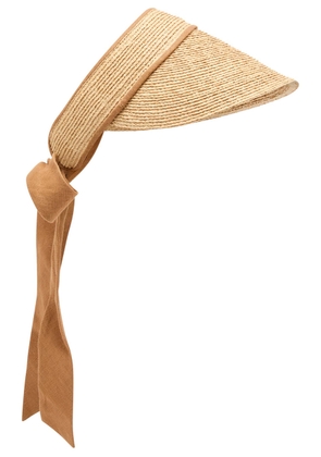 Lack OF Color Raffia Visor - Natural - One Size