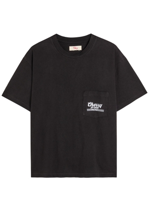 Cherry Los Angeles Offshore Printed Cotton T-shirt - Black - M