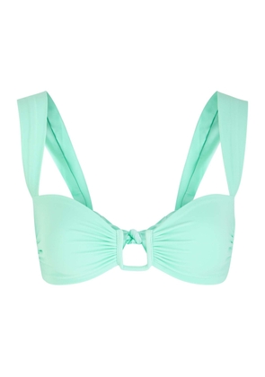 Away That Day Cannes Gathered Bikini top - Mint - M (UK12 / M)