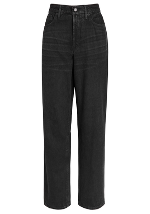 Good American Good 90s Relaxed Straight-leg Jeans - Black - 0 (W25 / UK6 / XS)