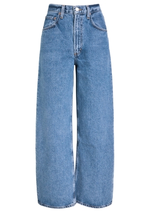 Agolde Low Curve Barrel-leg Jeans - Blue - 25 (W25 / UK6 / XS)