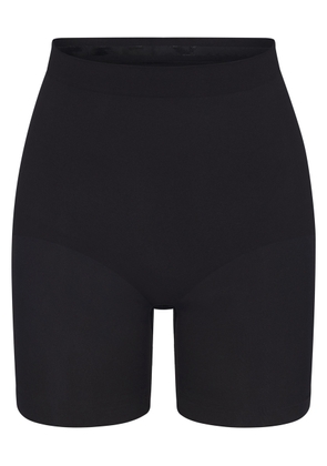 Skims Seamless Sculpt Mid-thigh Shorts - Black - Xxl (UK18 / Xxl)
