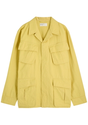Universal Works Jungle Linen-blend Overshirt Jacket - Yellow - M
