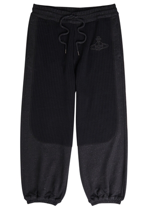 Vivienne Westwood Ibiza Panelled Cotton-blend Sweatpants - Charcoal - M