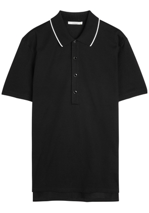 Givenchy Piqué Cotton Polo Shirt - Black - L