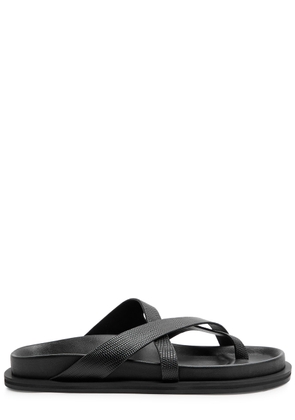 A.emery Claude Leather Sandals - Black - 39 (IT39/ UK6)