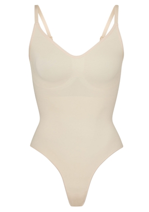 Skims Seamless Sculpt Thong Bodysuit - Cream - M (UK12 / M)