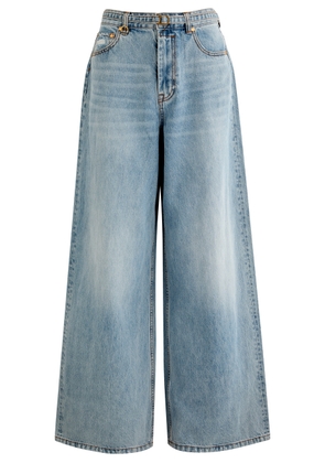 Zimmermann Illuminate Belted Flared-leg Jeans - Denim - 29 (W29 / UK12 / M)