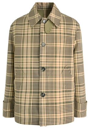 Ami Paris Plaid-print Canvas Jacket - Multicoloured 1 - L