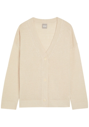 MM Alacre Linen-knit Cardigan - Sand - XS (UK6 / XS)