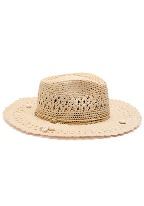 Sensi Studio Shell Straw sun hat - White - S