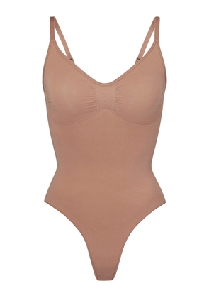 Skims Seamless Sculpt Thong Bodysuit - Light Brown - XL (UK16 / XL)