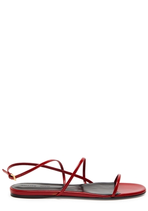 Khaite Loop Leather Sandals - Red - 37.5 (IT37.5 / UK4.5)