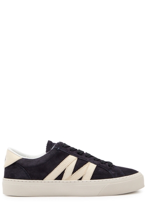 Moncler Monaco Suede Sneakers - Navy - 41 (IT41/ UK7)