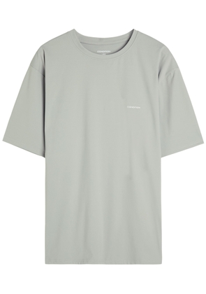 Condition Everyday Logo Stretch-jersey T-shirt - Mid Grey - L