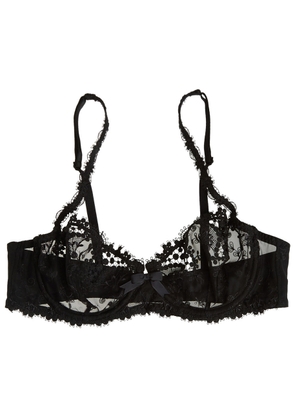 Simone PÉRÈLE Wish Black Lace Half-cup bra - 30D