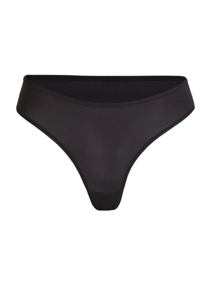 Skims Stretch-jersey Thong - Black - L (UK14 / L)