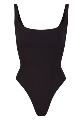 Skims Square-neck Stretch-jersey Bodysuit - Black - L (UK14 / L)