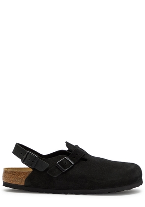Birkenstock Tokio II Suede Clogs - Black - 42 (IT42 / UK8)