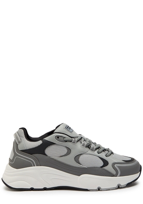 Cleens Pulse Runner Panelled Mesh Sneakers - Grey - 42.5 (IT42.5 / UK8.5)