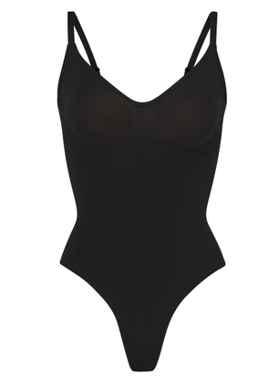 Skims Seamless Sculpt Thong Bodysuit - Black - XL (UK16 / XL)