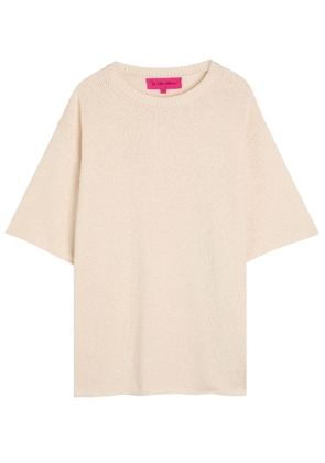 The Elder Statesman Nora Knit T-shirt - Natural - XL