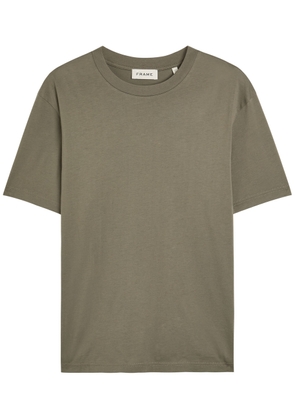 Frame Cotton T-shirt - Khaki - Xxl
