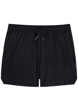 Condition Aero Perforated Stretch-jersey Shorts - Black - L