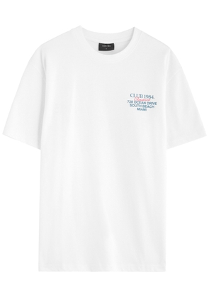 Club 1984 Vice City Printed Cotton T-shirt - White - XL