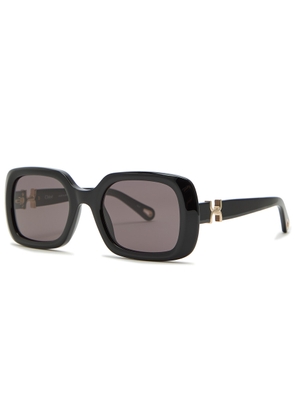 Chloe Marcie Square-frame Sunglasses - Black - One Size