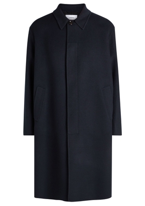 Lardini Navy Women's Designer Wool Coat UK42/XL - 52 (UK42 / XL)