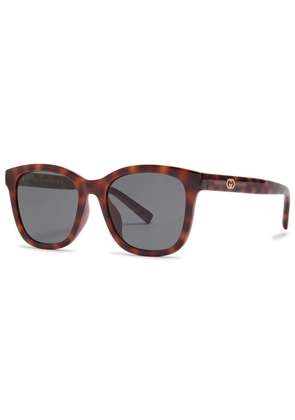 Gucci Wayfarer-style Sunglasses - Brown Havana - One Size