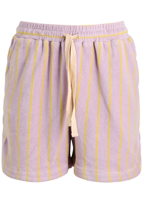 Bongusta Naram Striped Terry Shorts - Lilac - 0 (S)