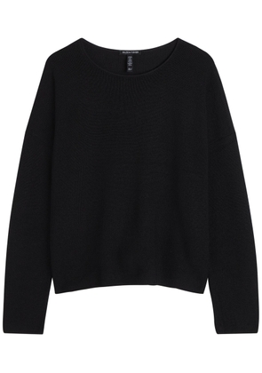 Eileen Fisher Wool-knit Jumper - Black - XL (UK 22 / Xxl)