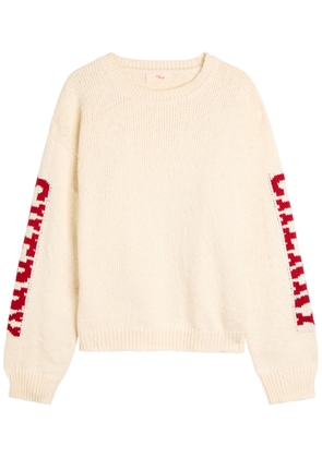 Cherry Los Angeles Logo Cotton-knit Jumper - Cream - S