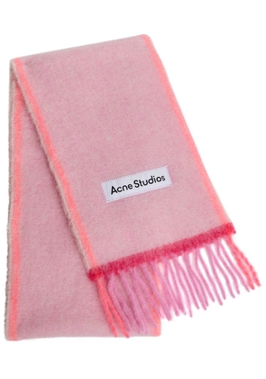 Acne Studios Valley Wool-blend Scarf - Light Pink - One Size