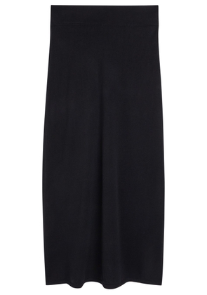 Toteme Fine-knit Maxi Skirt - Black - L (UK14 / L)