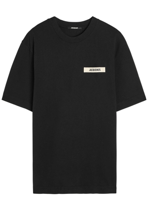 Jacquemus Le T-shirt Gros Grain Cotton T-shirt - Black - S