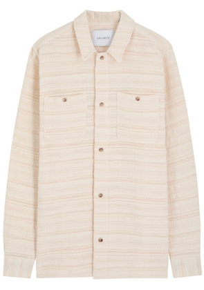 Les Deux Jonas Embroidered Woven Overshirt Jacket - Ivory - M