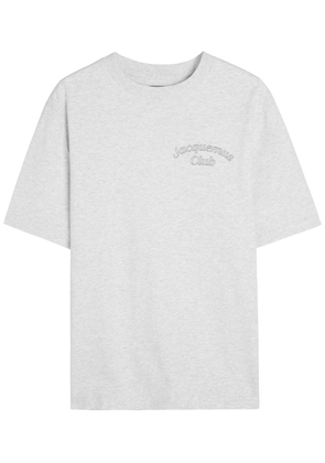 Jacquemus Le T-shirt Club Logo Cotton T-shirt - Grey - S