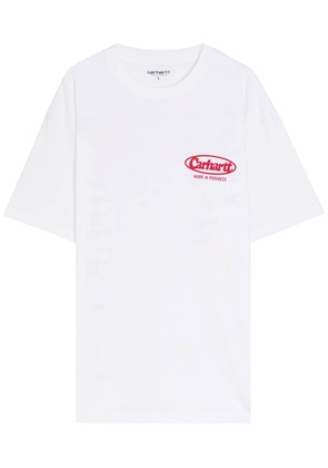 Carhartt Wip Logo-print Cotton T-shirt - White - L