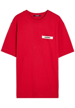 Jacquemus Le T-shirt Gros Grain Cotton T-shirt - Red - M