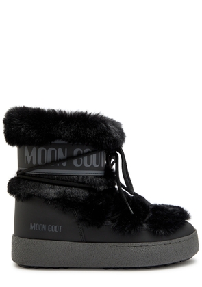 Moon Boot Ltrack Faux-fur Snow Boots - Black - 40 (IT40/ UK7)